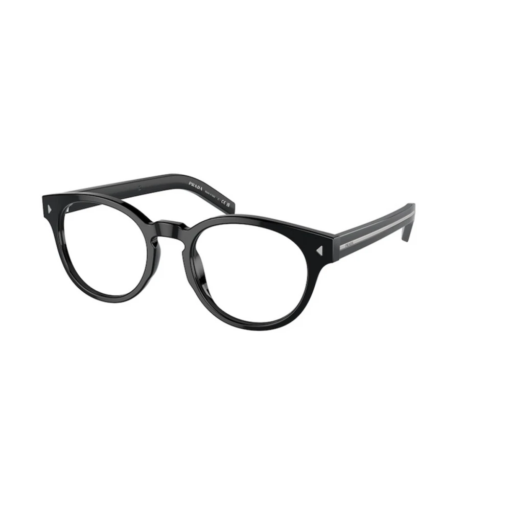 Prada Stijlvolle Zwarte Montuur Zonnebril Black Unisex