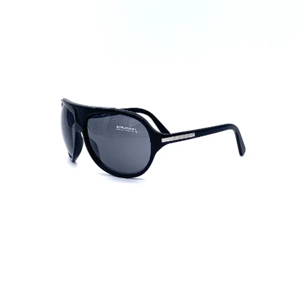 Burberry Vintage Pre-owned Silver sunglasses Black Dames