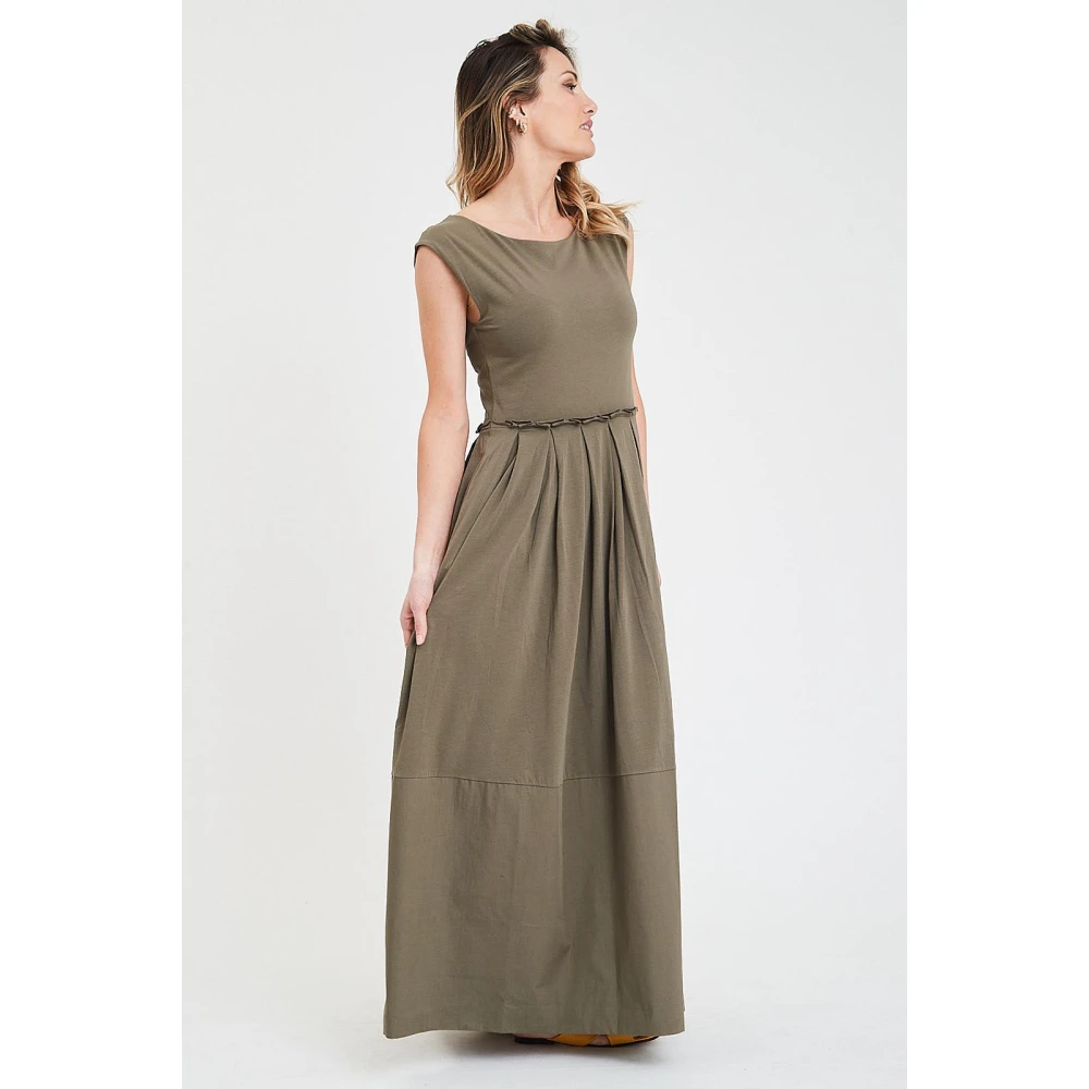 Alpha Studio Lange jurk Green Dames
