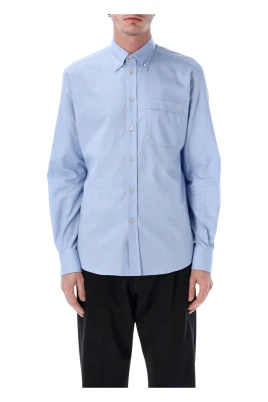 Cotton Oxford Shirt med VLogo-broderi