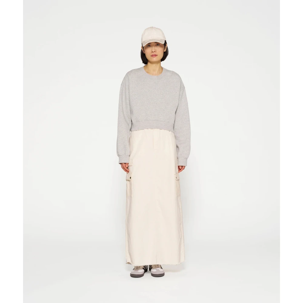 10Days Sarga Maxi Rok Beige Dames