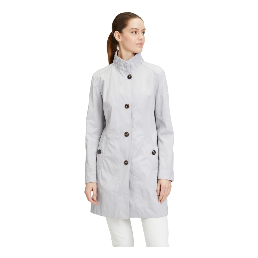 Betty Barclay Outdoorjas met Ruches Gray Dames