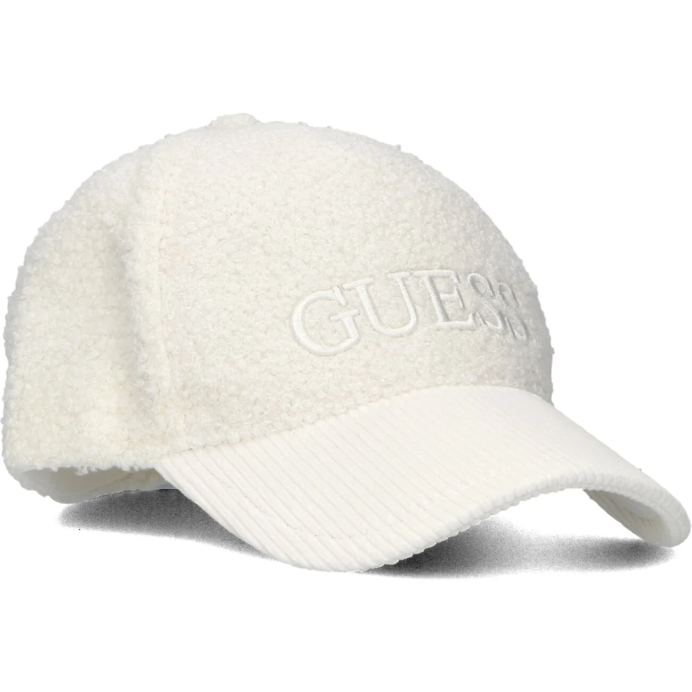 Guess Witte Baseballpet White Dames