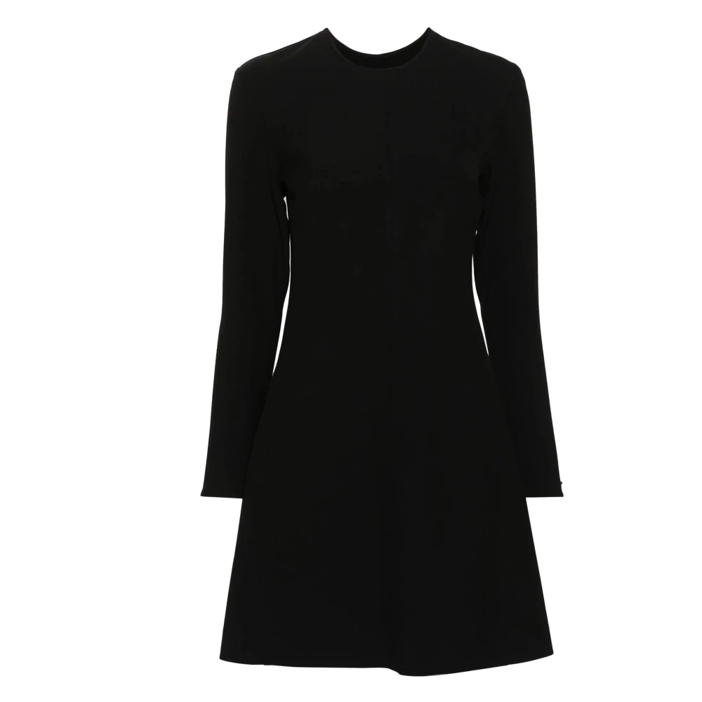Calvin Klein Zwarte Casual Mini Jurk Black Dames