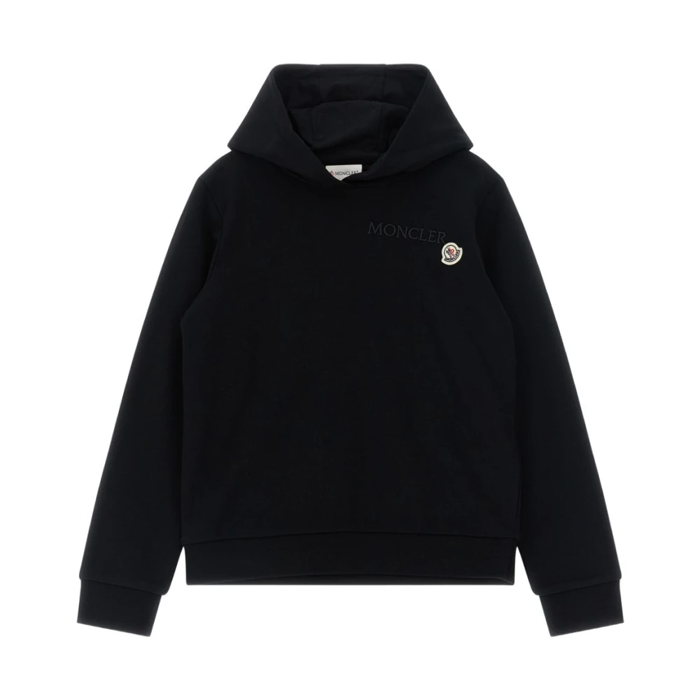 Moncler Girls Black Jumper - Kids Sweatshirts - 6 Y - Kids
