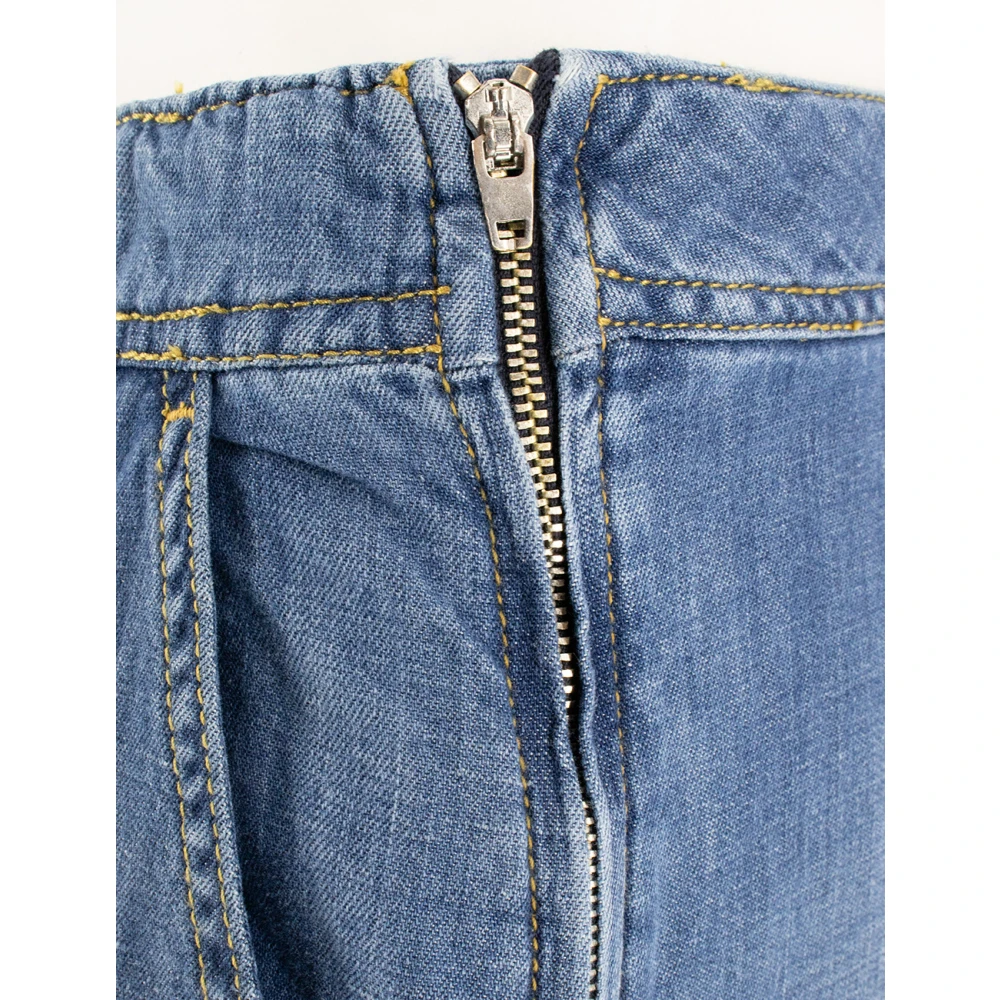 pinko Wide-leg Palazzo Jeans Blue Dames