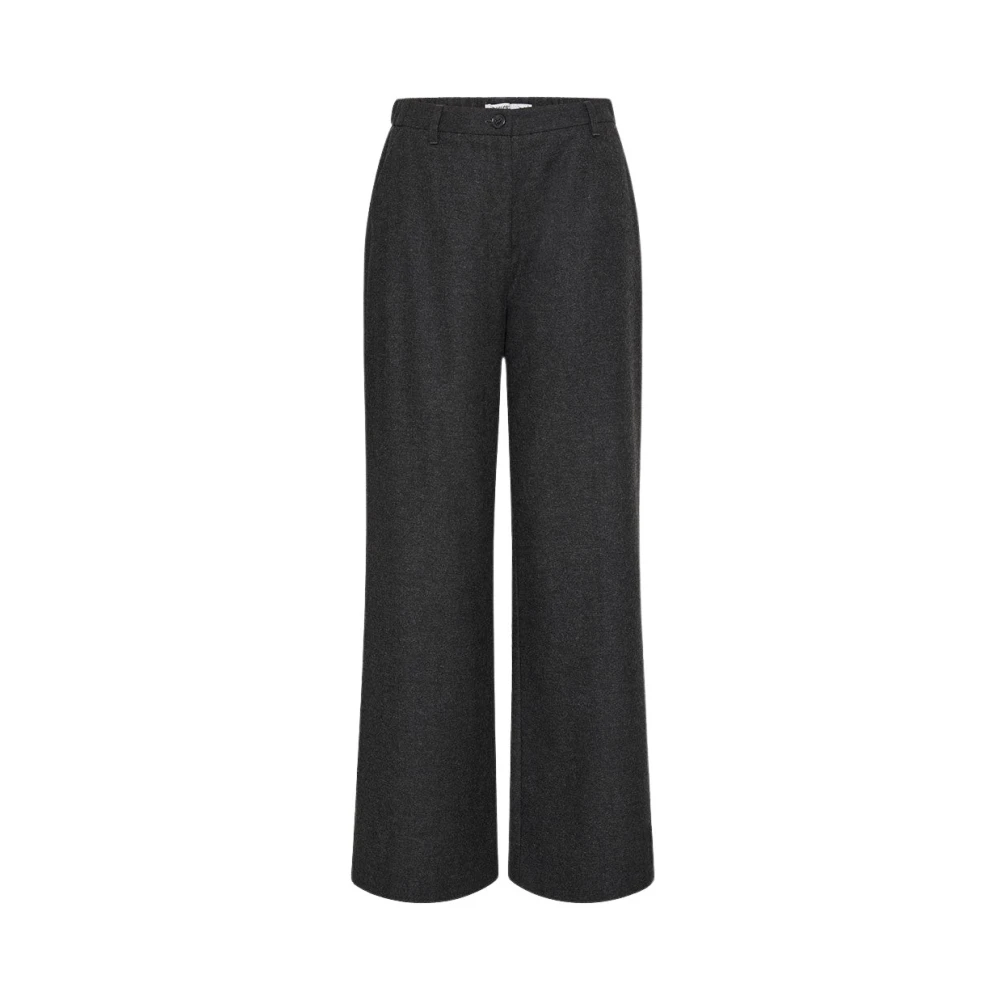 B.young Donna Gris Pantaloni Wide Daniela - Immagine 2