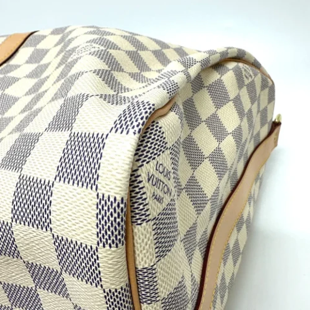 Louis Vuitton Vintage Pre-owned Cotton louis-vuitton-bags White Dames