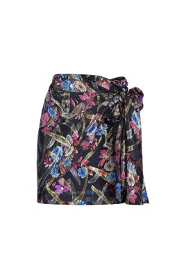 floral-short-skirt-with-side-bow