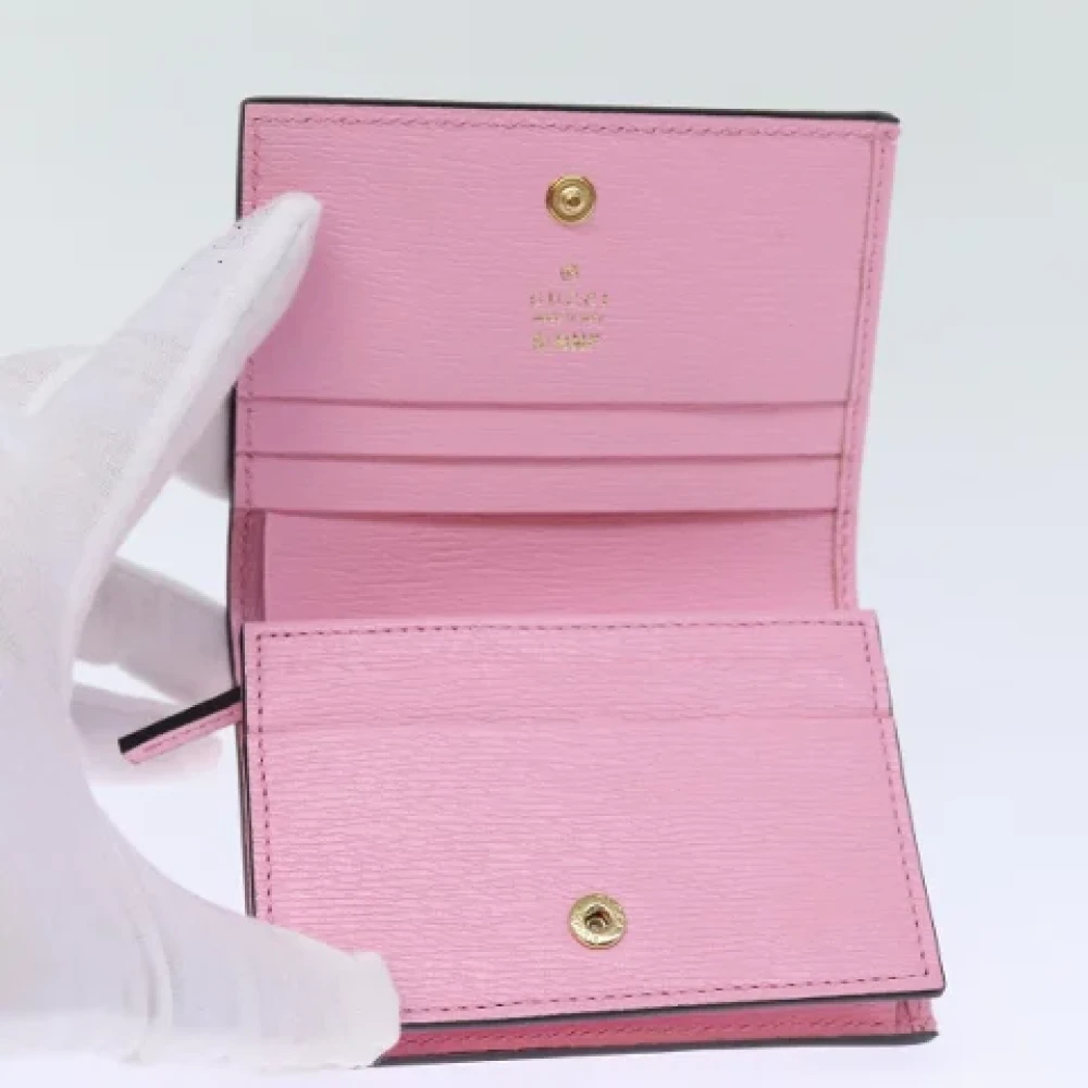 Gucci Vintage Pre-owned Leather wallets Pink Dames