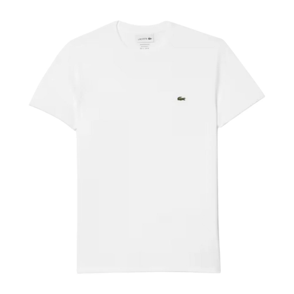 Lacoste Men's White T-Shirts, 3XL, T-Shirt