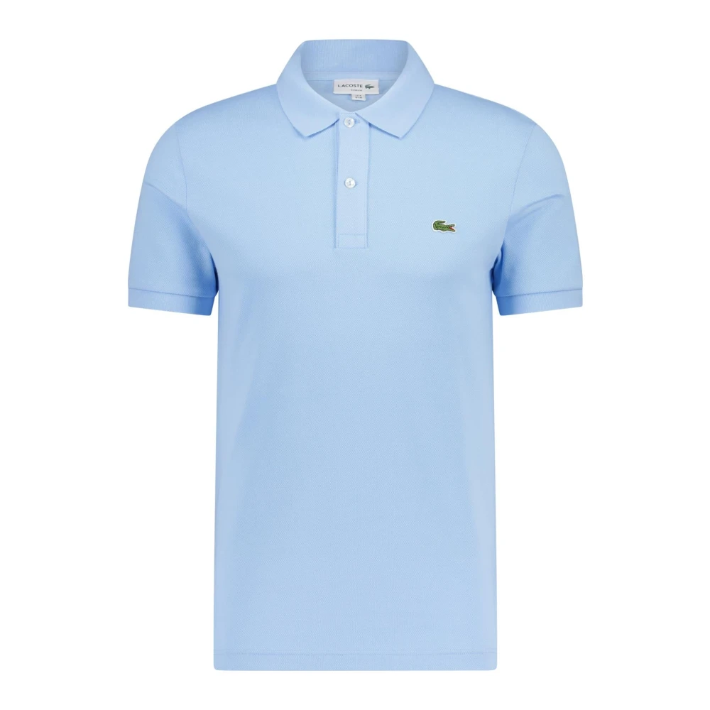 Lacoste Logo Applique Slim-Fit Poloshirt Blue Heren