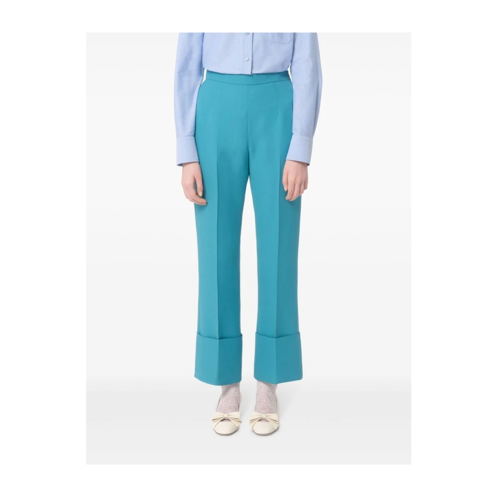 Valentino Garavani Blauwe elegante broek dameskleding Blue Dames