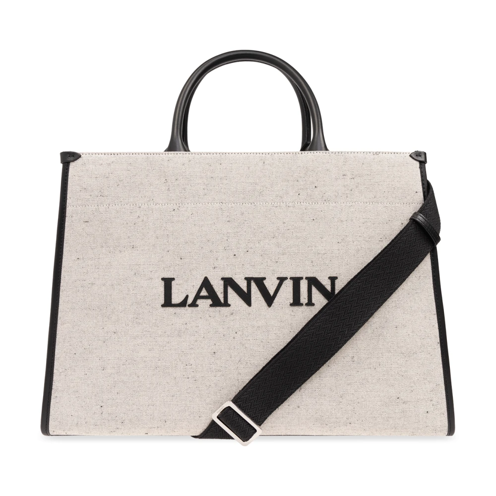 Lanvin MM shopper tas Beige Dames