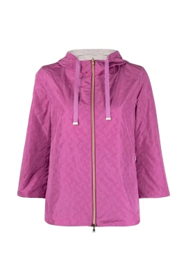 Reversibel jacka med monogramtryck