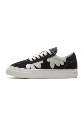 sneakers-en-daim-noir-blanc-cupsole