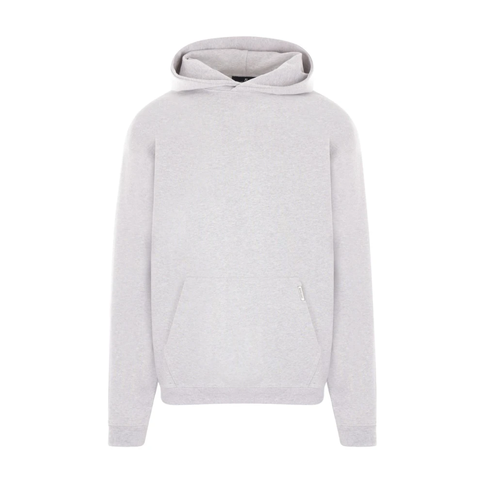 Represent Grijze Melange Hoodie met Ribdetails Gray Heren