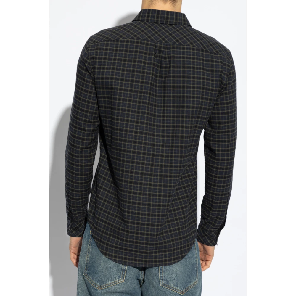 Samsøe Saliam Shirt Blue Heren