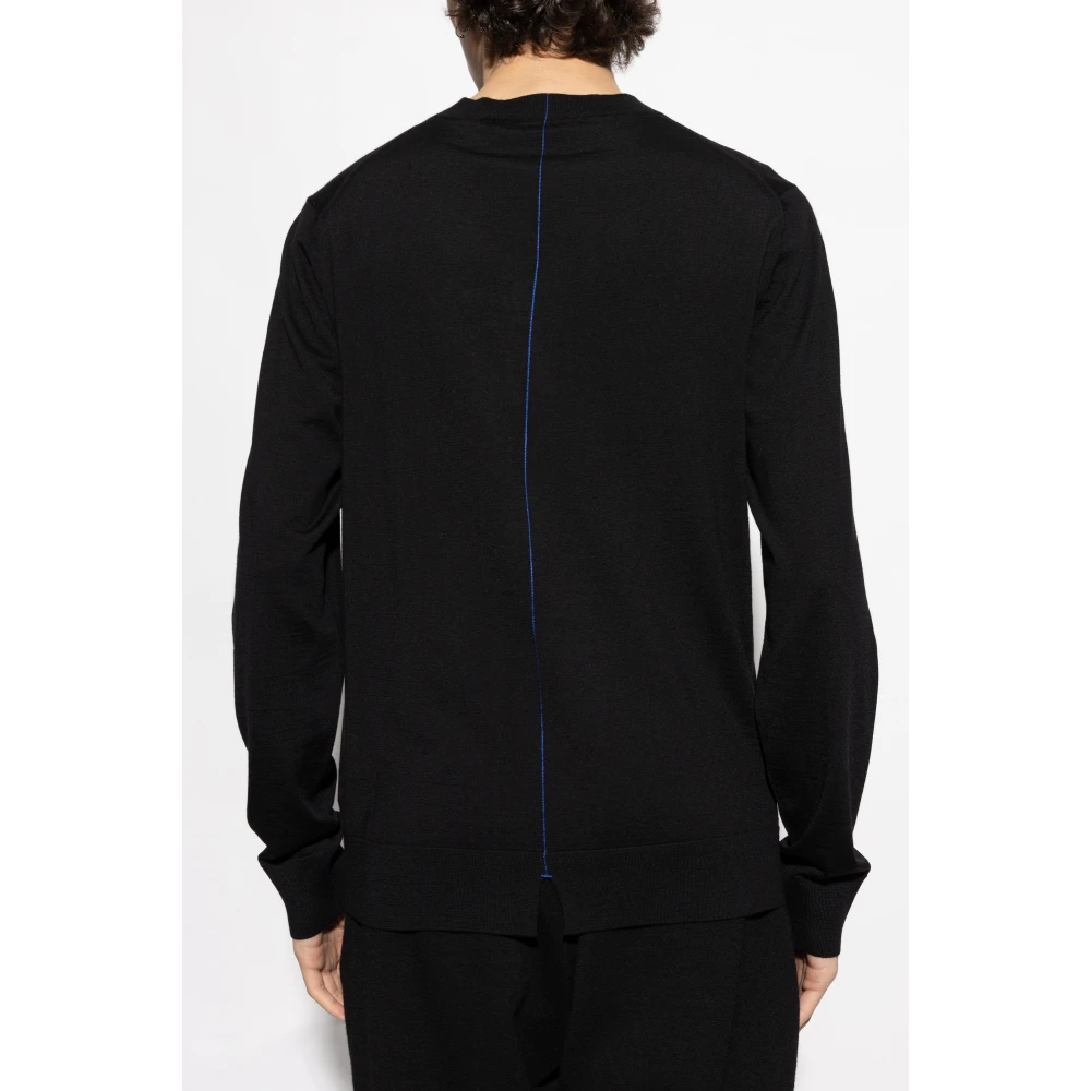 Burberry Wollen trui Black Heren