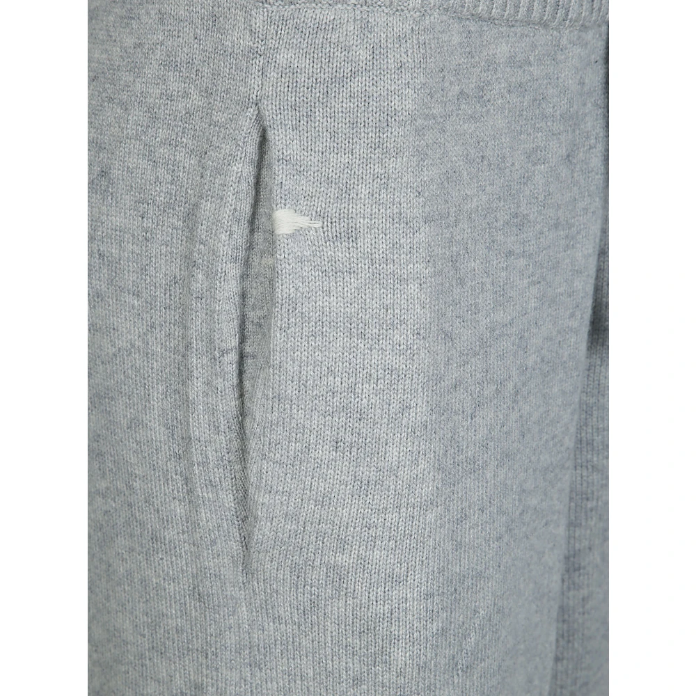 Sun68 Wijde Broek in Effen Kleur Gray Dames
