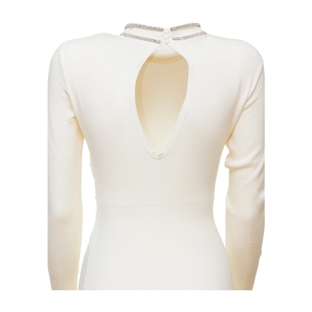 Nenette Serpentine Knoop Top Beige Dames