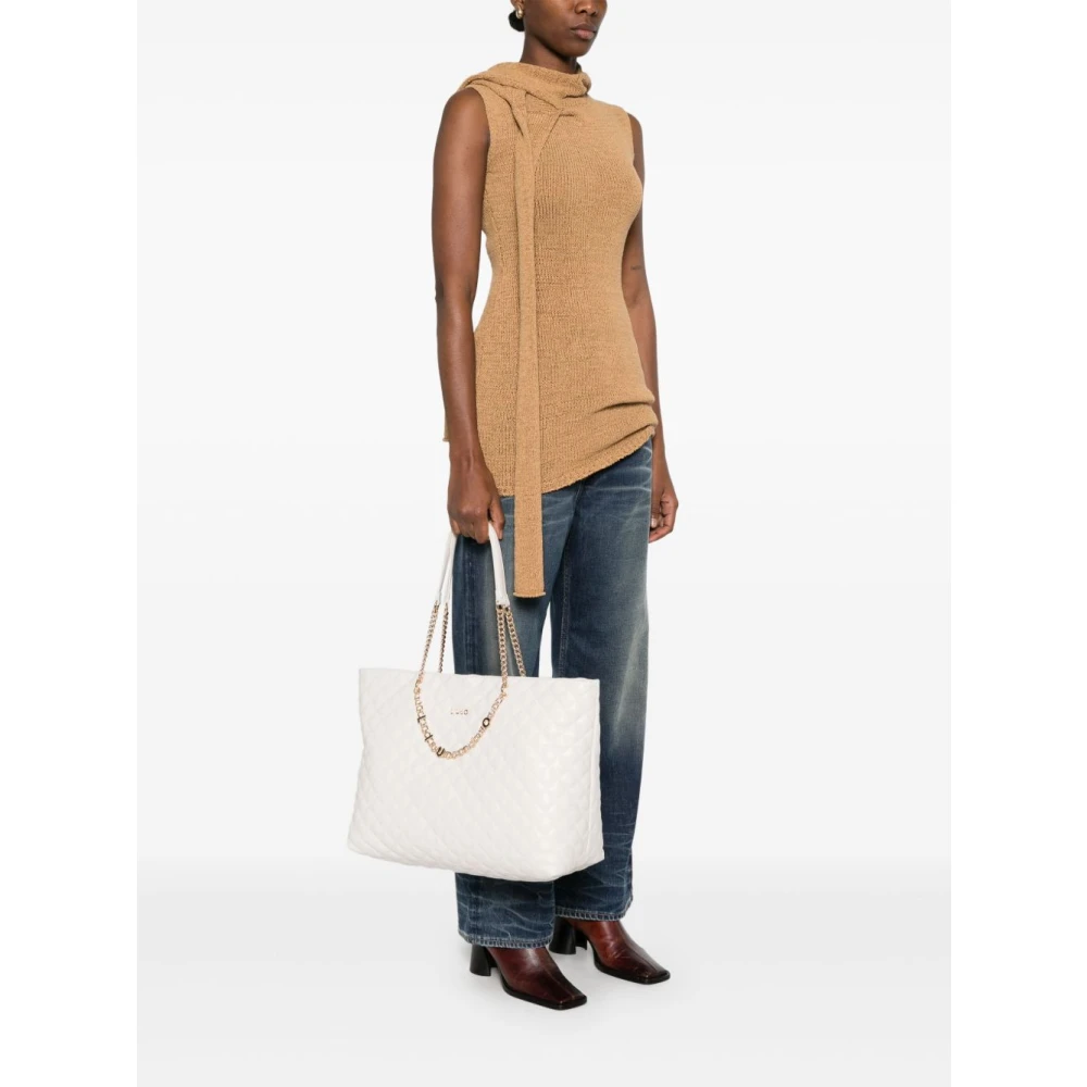 Liu Jo Beige Handtas Modieus en Functioneel Beige Dames