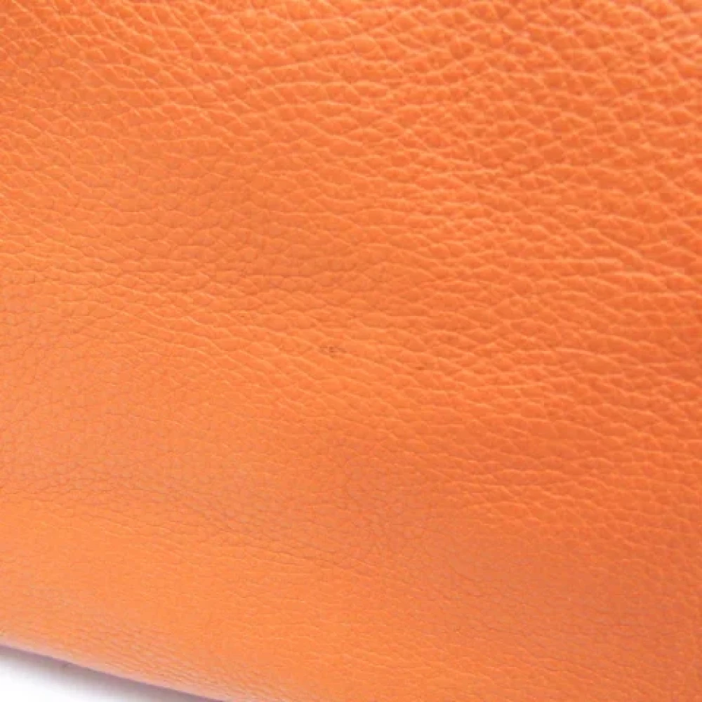 Prada Vintage Pre-owned Leather prada-bags Orange Dames