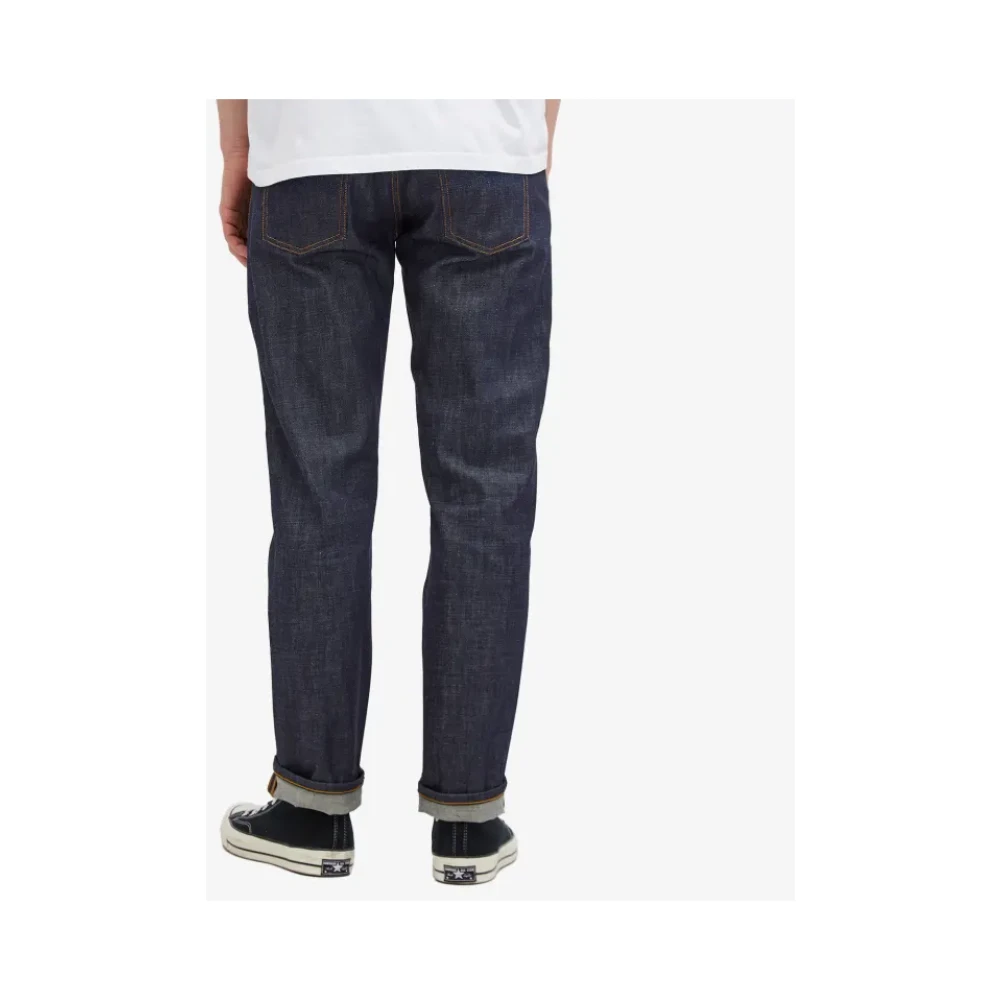 Nudie Jeans Gritty Jackson Dry Old Denim Jeans Blue Heren