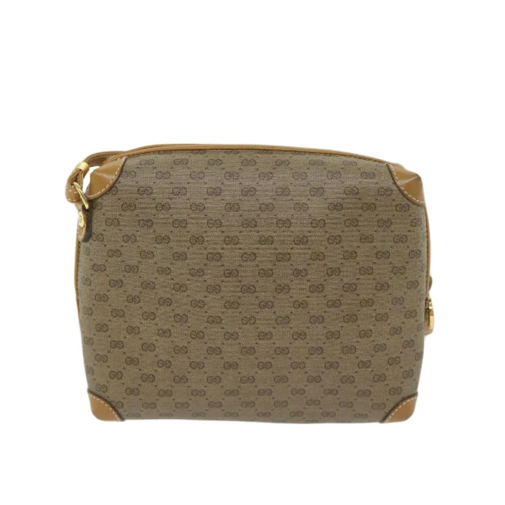 Gucci Vintage Pre-owned Leather gucci-bags Beige Dames