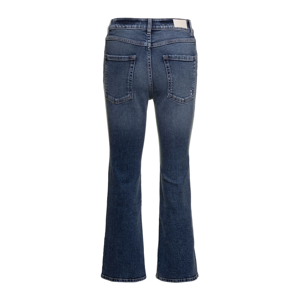 Icon Denim Flared Jeans Blue Dames