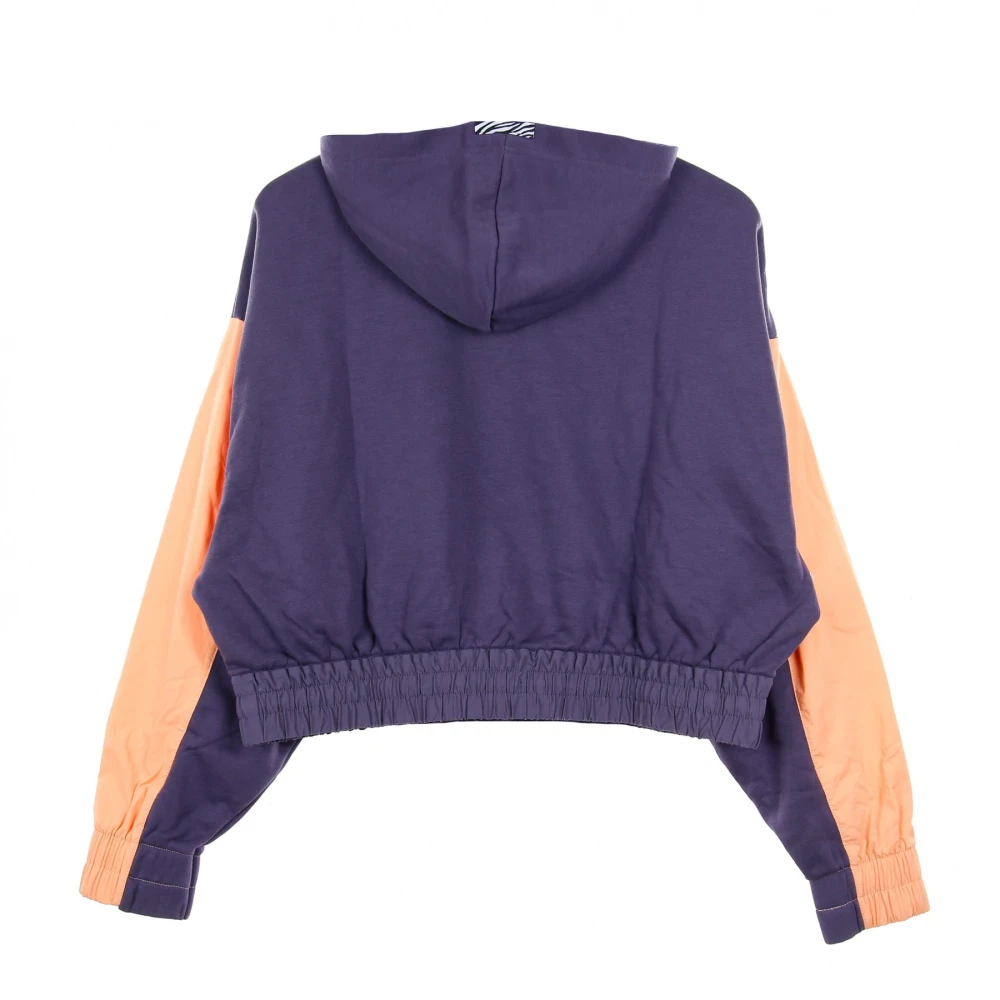 Nike Korte hoodie met Icon Clash ontwerp Purple Dames