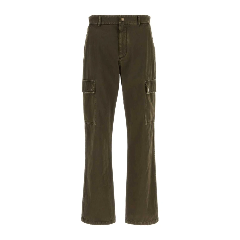 Burberry Green Trousers & Shorts, Male, M, Cargo Pant