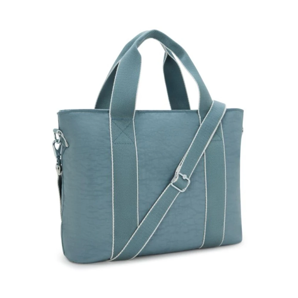 Kipling Lichtgewicht Schoudertas met Meerdere Zakken Green Dames