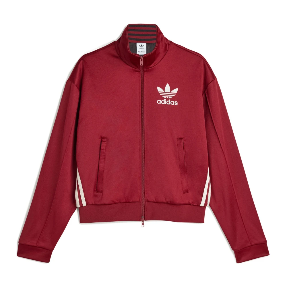 Adidas Burgundy Track Top Collegiate Stil Red, Herr