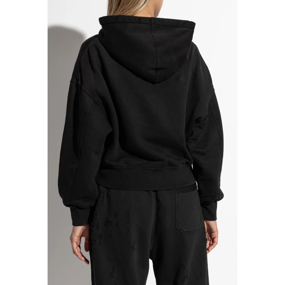 Amiri Logo Hoodie Black Dames