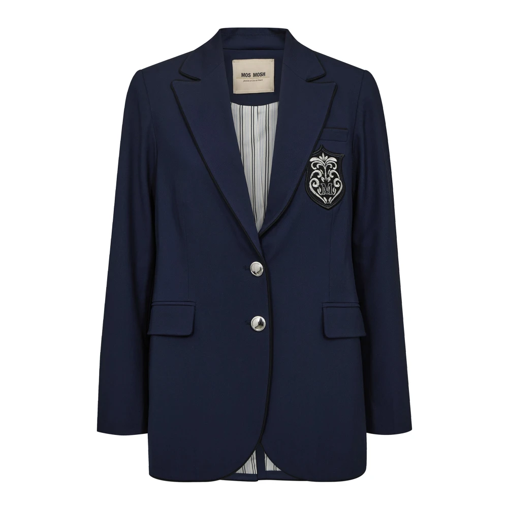 Mos Mosh Women's Blue Maritime Piet Blazer