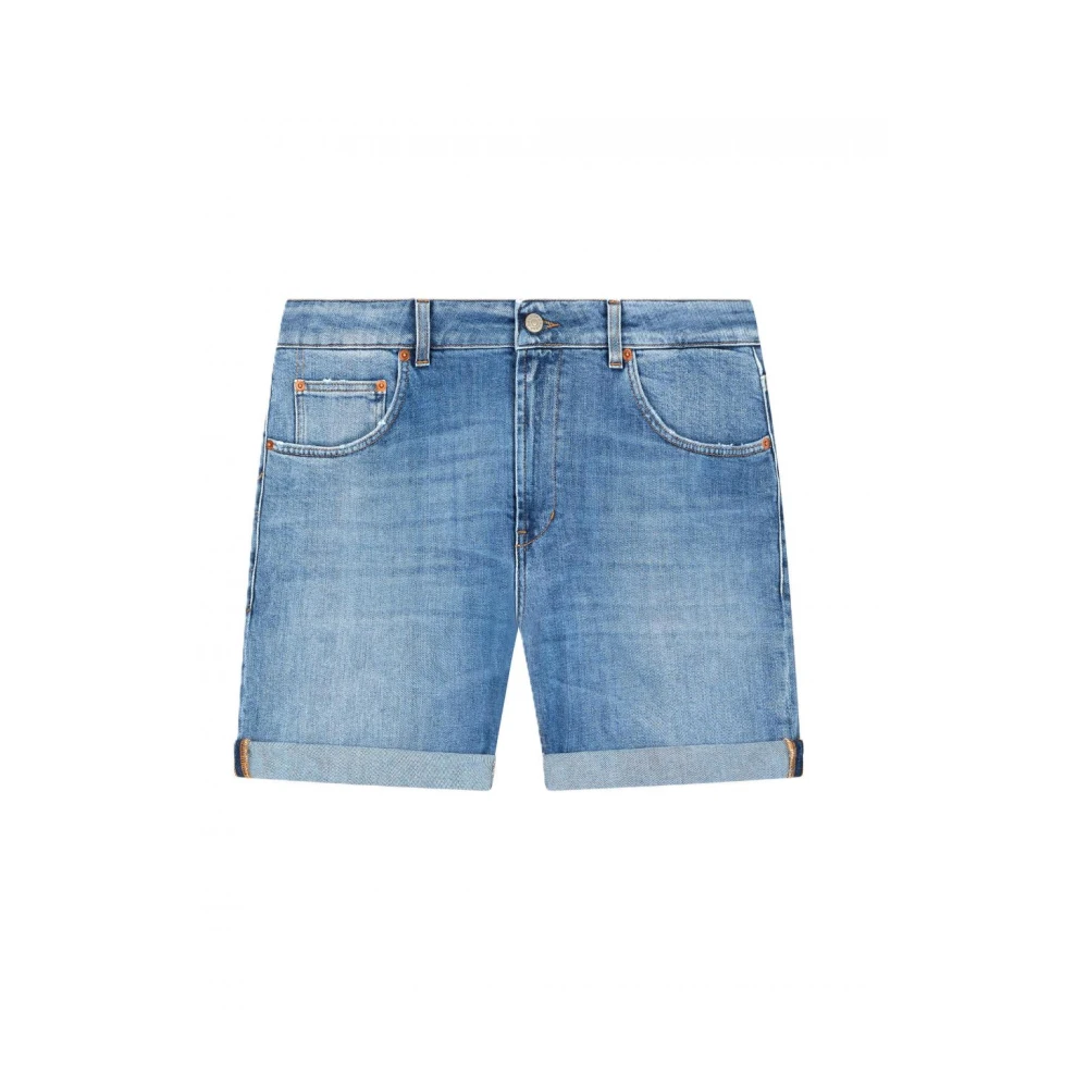 Dondup Stijlvolle Bermuda Shorts voor Mannen Blue Heren