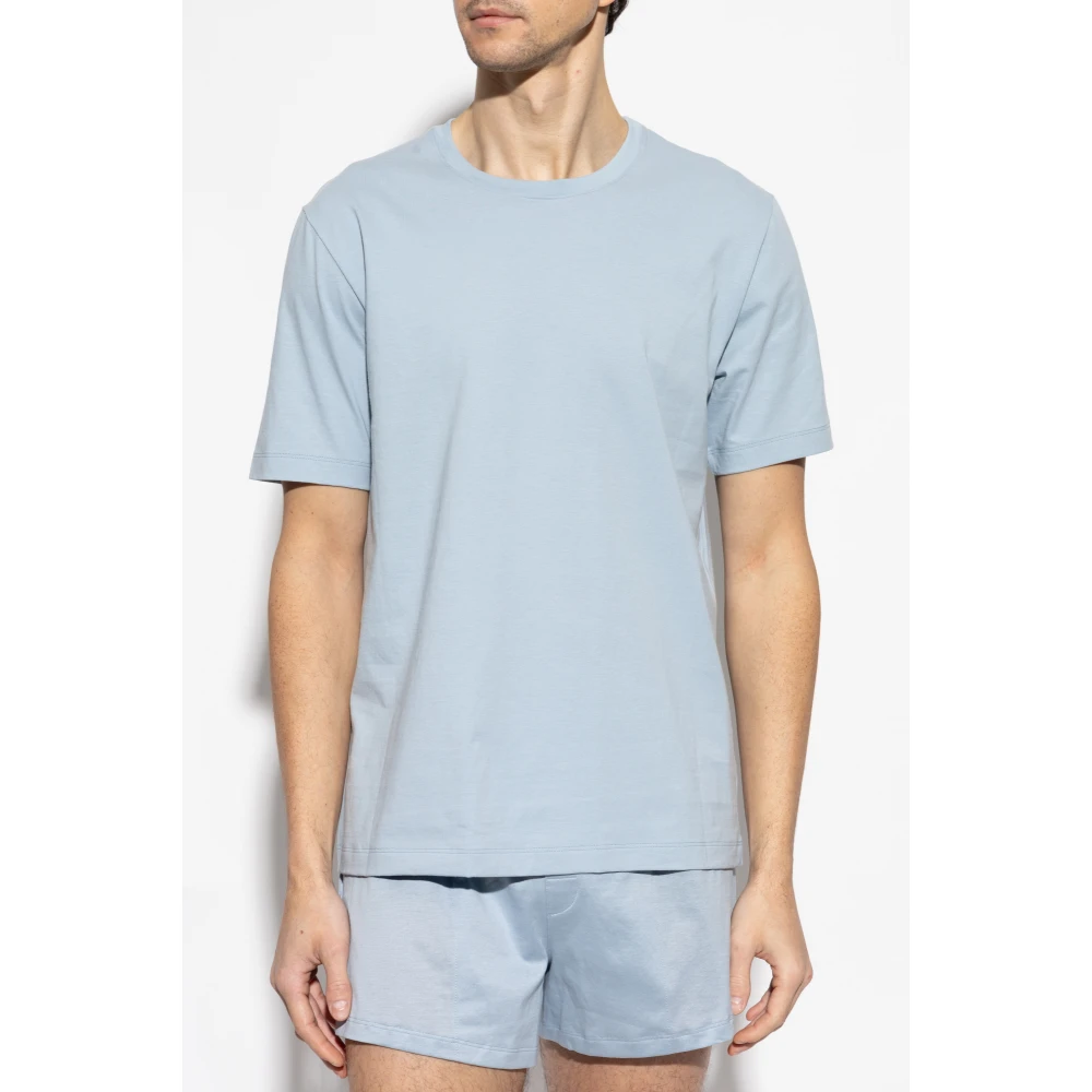 Hanro T-shirt Living Blue Heren