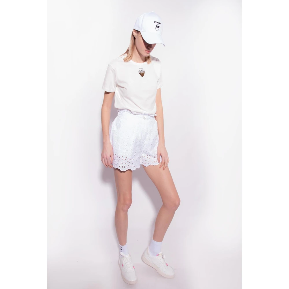 pinko Zon Shorts White Dames