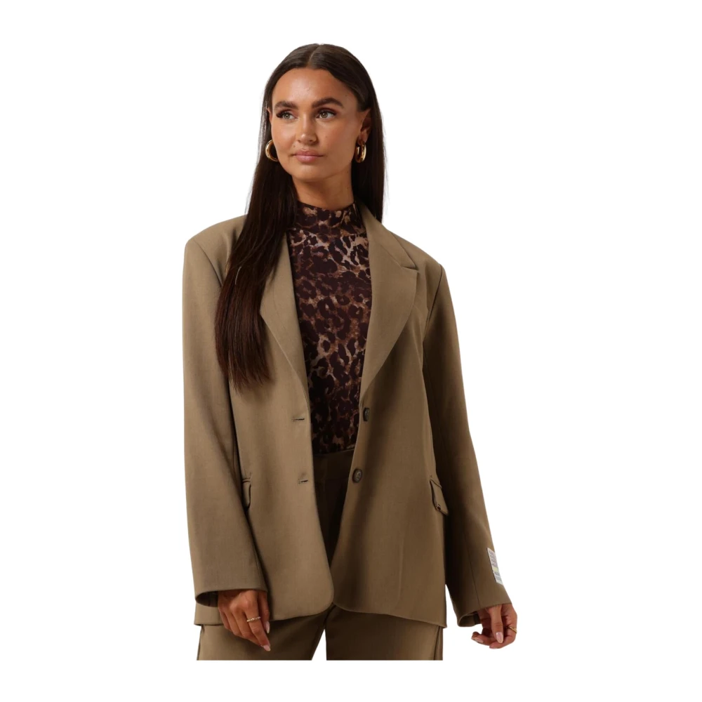 Harper & Yve Gouden Anna-bl Dames Blazer Brown Dames