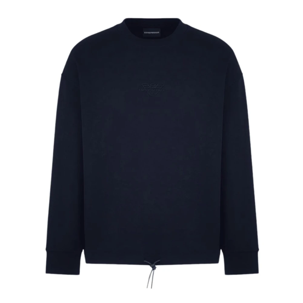 Emporio Armani Men's Blue Sweatshirts, S, Sweatshirt 3D1m621jhsz0920