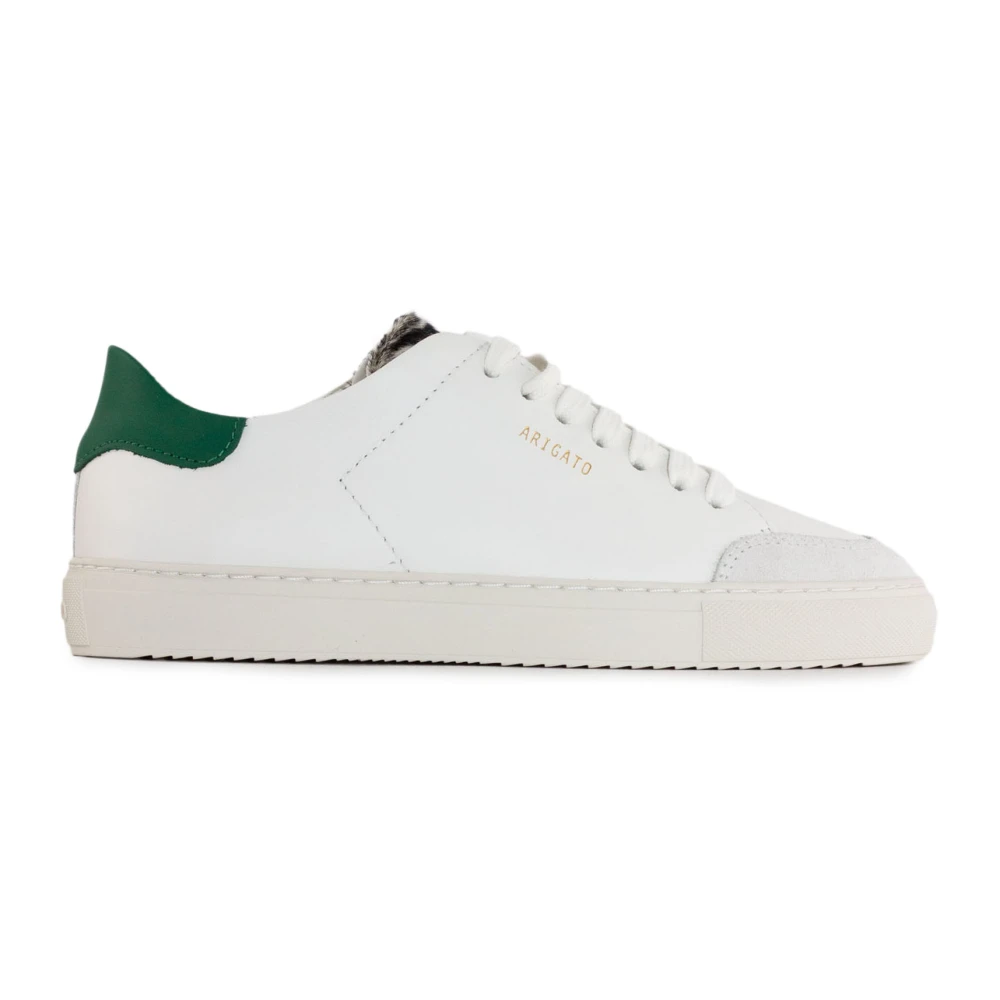 Axel Arigato Vita Clean 90 Sneakers med Grön Mocka White, Dam