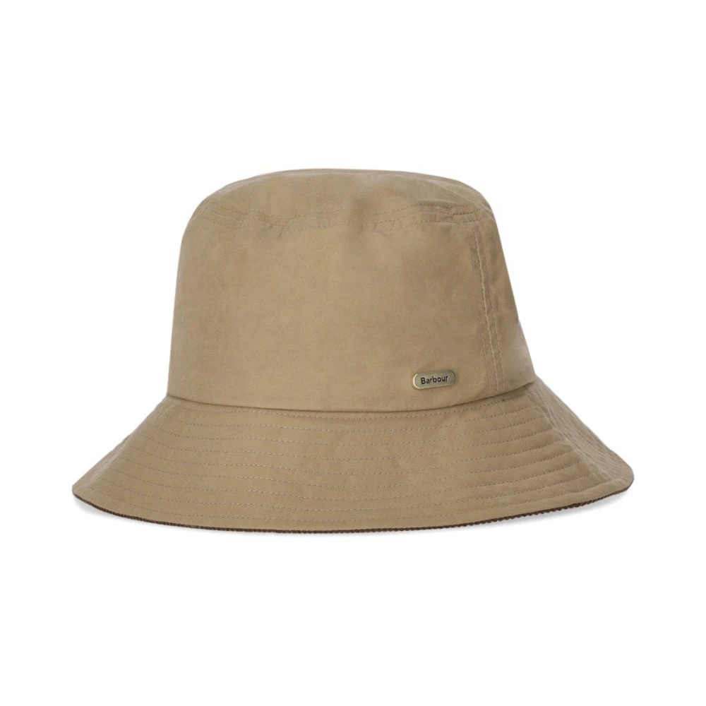 Barbour Unisex Beige Accessories, L, Asker Showerproof Bucket Hat