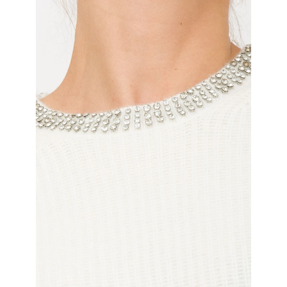 Liu Jo Witte Trui met Moderne Stijl White Dames