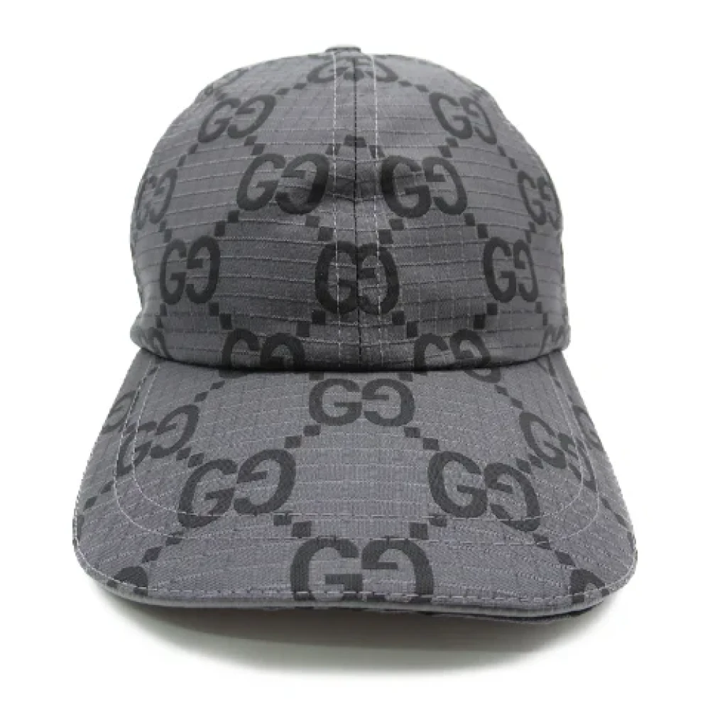 Gucci Vintage Pre-owned Fabric hats Gray Dames