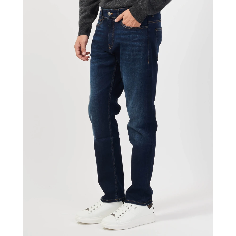 Hugo Boss Slim Fit Blauwe Denim Jeans Blue Heren