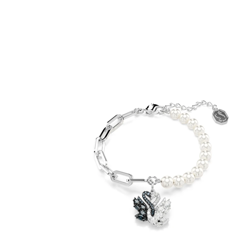 Swarovski - Swan Anhänger Armband - Accessories - Damen - Grau - One Size - Bild 3
