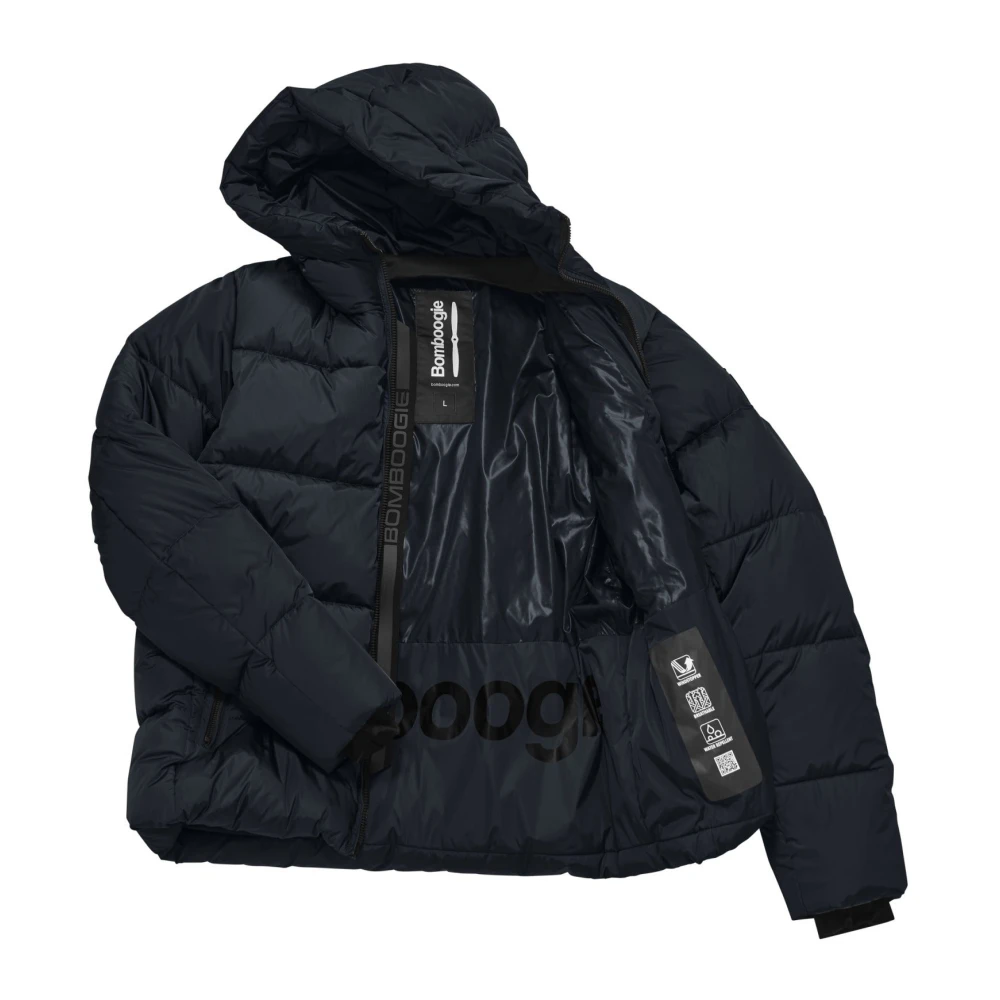 BomBoogie High-density Nylon Puffy Donsjas Blue Heren