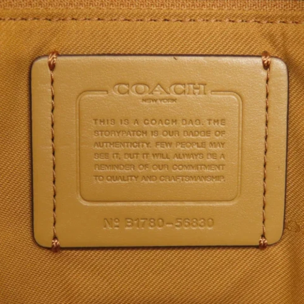 Coach Pre-owned Leather handbags Brown Dames