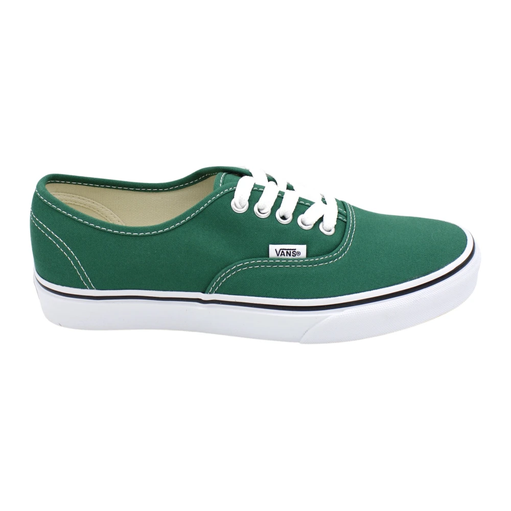 Vans Canvas Veters Rubberen Zool Sneakers Dames Schoenen Groen